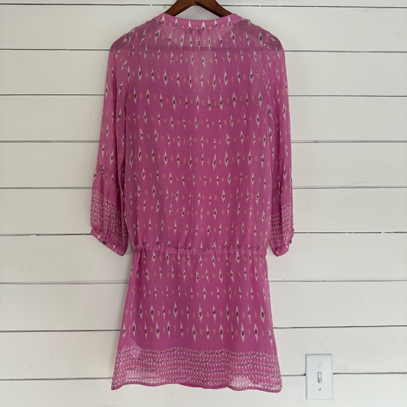 Joie Silk Suerte dress in pink. Size: X-Small - Picture 11 of 16